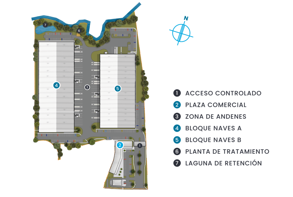 Master Plan bodegas Ascend Coyol