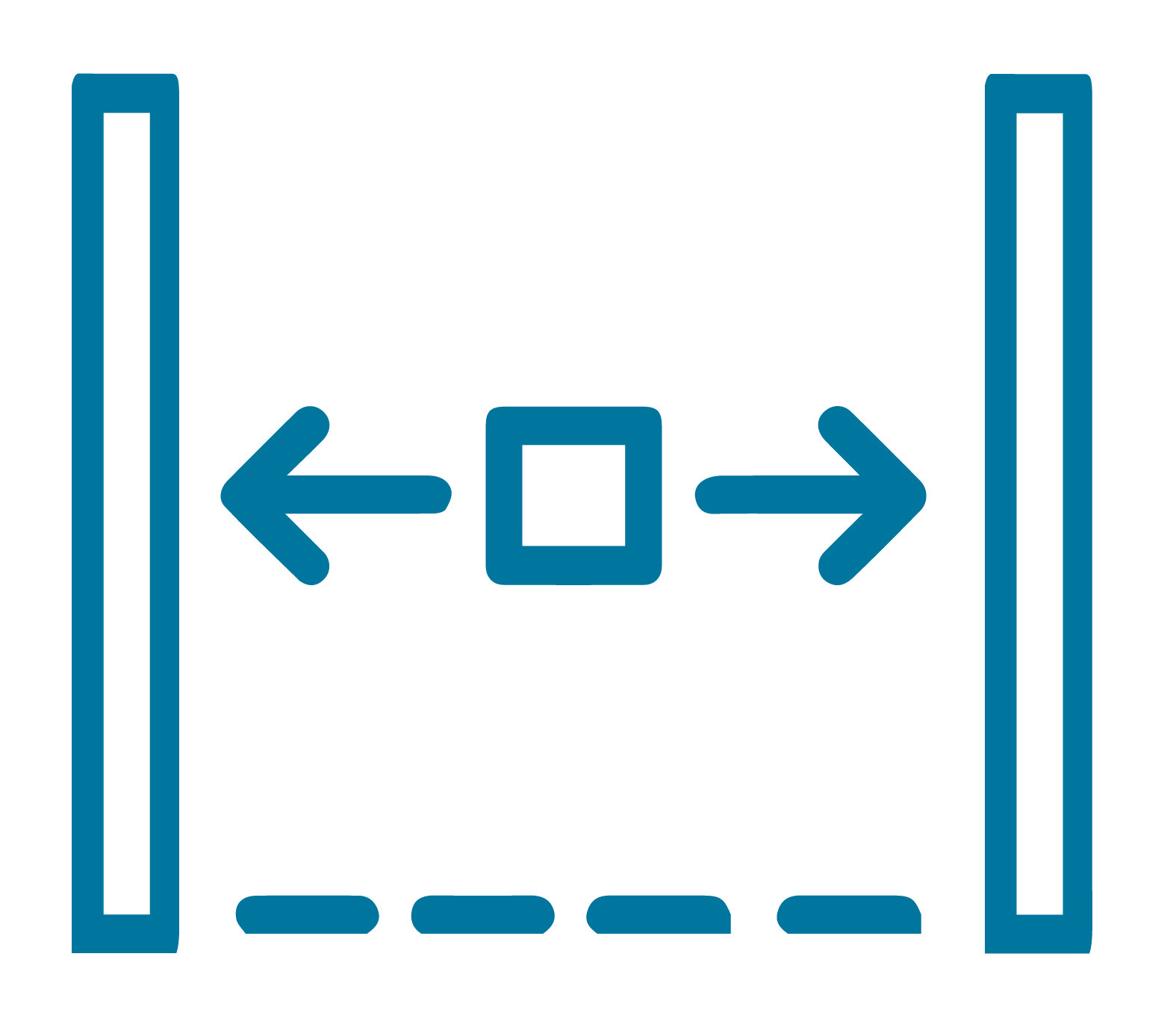 Icono Distancia entre columnas